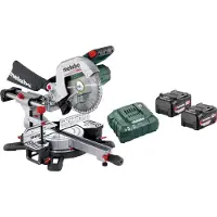 Metabo Batteridriven kap-och geringssåg KGS 18 LTX BL 254; 18 V; 2x5,2 Ah batt.