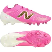 New Balance Tekela V5 Elite Low Cut Fg Pure Ambition - Pink Heat/vit/guld - Gräs (Fg), storlek 41½