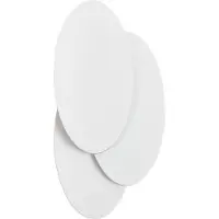 LINDBY LED vägglampa Kolme , Vitt / opal, Vardagsrum / matsal, Syntetmaterial, Modern, LED-vägglampa, vägglampa inomhus