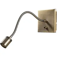 LINDBY Vägglampa , Mayar, Brons / antikmässing, Sovrum, Metall, Modern