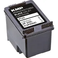 KMP Bläck Ersätter HP 62XL, C2P05AE Kompatibel Svart H162 1741,4001