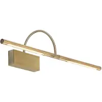LUCANDE Vägglampa , Fehmke, Brons / antikmässing, Vardagsrum, Aluminium, Antik