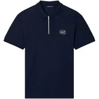 EA7 för män. 7M001539_AF13511 Polo Golf Pro marin (M), Casual, Bomull, Kort ärm, Marino