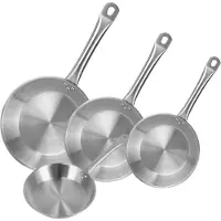 Wellhome 20/24/28/30 Cm Stekpanne Set 4 Bitar