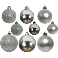 Décoris Season Silver julgranskulsset - 30 st