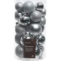 Décoris Season Silver julgranskulsset - 30 st