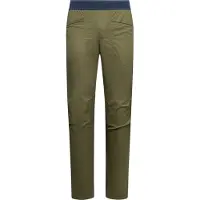La Sportiva - Klätterkläder - Roots Pants M Cypress/Night Sky för UnisexBomull - Storlek M - Khaki