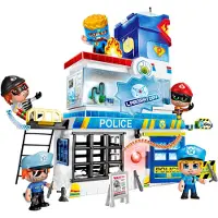 Pinypon PIN Y PON ACTION TRAMPAS i polisstationen m. figurer, ljus & ljud