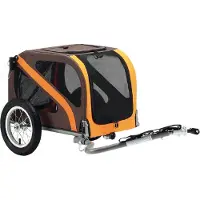 Blue Bird Dog Mini Bike Trailer 12" brun/orange 2022 Hundvagnar