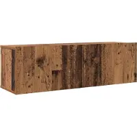 vidaXL TV-bänkset 8 pcs Gammalt trä Medium 30.5 x 30 x 30 cm