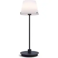 Herstal Bordslampa , Svart, Vardagsrum, Metall