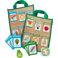 Melissa & Doug Lt oss utforska Kikare & Kompass Leksaksset | Utomhusaktiviteter fr barn | Leksakskikare | Campinglekset fr barn | Barnkikare |