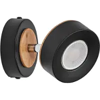Osram LED-takspotlight PLUTO, svart, 1 spot, 3 000 K PLUTO, Svart, Vardagsrum / matsal, Metall
