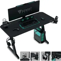 Sense7 Nomad Basic för gaming 100x50 cm