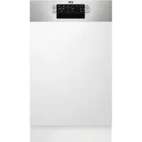 AEG Series 7000 FEE7341AZM, Halvintegrerad, Slimline (45 cm), Rostfritt stål, Knappar, Röra, LED, 1,5 m