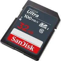SanDisk Ultra - Flash-minneskort - 32 GB - UHS Class 1 / Class10 - SDHC UHS-I