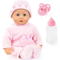 Bayer - Doll - First Word Baby soft pink 38cm