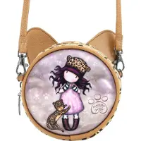 Santoro London Mini Round Gorjuss Purrrrrfect Love Axelväska