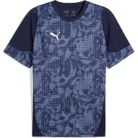 Puma Tränings T-Shirt teamCUP - Marinblå/Silver, storlek X-Large