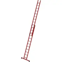 MUNK Günzburger Steigtechnik 036632 GFK Förlängningsstege Arbetshöjd (max.): 7.4 cm 23.42