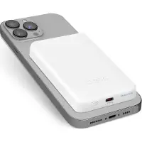 SBS TEBB5000MAG1CW, 5000 mAh, Trådlös laddning, Vit