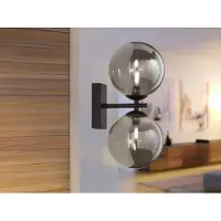 LUCE Design Vägglampa Honey, dimbar, Svart, Vardagsrum / matsal, Metall, Vägglampa, vägglampa inomhus