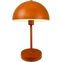 Dyberg Larsen Bordslampa , Stockholm, dimbara, Brun / rost, Vardagsrum, Metall, Skandinavisk
