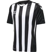 Hummel Matchtröja Core Striped - Svart/Vit Barn, storlek 140 cm