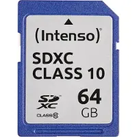 Intenso 3411490 SDXC-Kort 64 GB Class 10