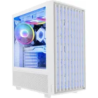 Modecom BREEZE ARGB FLOW Midi USB Typ C-fodral, Vit