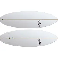 Buster G Type Riversurfboard white, 5'2