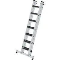 MUNK Günzburger Steigtechnik 040670 Aluminium Förlängningsstege med trappsteg Arbetshöjd (max.): 500 cm 18 kg
