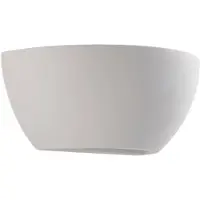 LINDBY Vägglampa , Jimmy, dimbara, Vit, Vardagsrum, Gips / lera, Modern