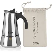 BEEM 7650, Mokabryggare, 0,3 l, Rostfritt stål, Rostfritt stål, 6 koppar, 1350 mm