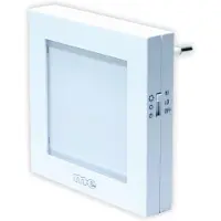 M-E Modern-Electronics 4250109110445 Nattlampa Kvadratisk LED Bernstein Vit
