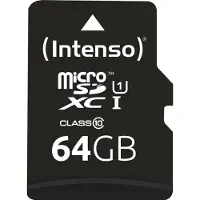 Ginza.se microSD 64GB UHS-I Intenso
