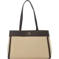 Calvin Klein Cotton Canvas Tote Bag