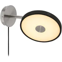 UMAGE Vägglampa , Asteria Short, dimbara, Svart, Vardagsrum, Metall, Design
