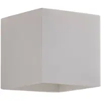 LINDBY Vägglampa Kay , dimbar, Vitt / opal, Vardagsrum / matsal, Gips / lera, Modern, Vägglampa, vägglampa inomhus