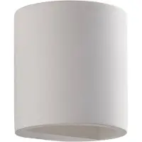 LINDBY Vägglampa Krista , dimbar, Vitt / opal, Vardagsrum / matsal, Gips / lera, Modern, Vägglampa, vägglampa inomhus