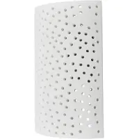 LINDBY Vägglampa Jiru , dimbar, Vitt / opal, Hall, Gips / lera, Modern, Vägglampa, vägglampa inomhus