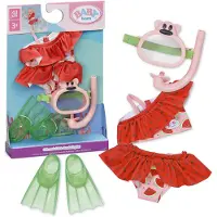 Baby Born Snorkelset - 43 cm - - One Size - Docktillbehör