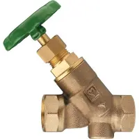 HERZ avstängningsventil STRÖMAX-W för dricksvatteninstallation, sned figur, invändigt gängat Rp, flöde min 0,5 l/s, DN 15