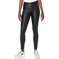 Noisy May Callie High Waist Skinny Coated Byxor