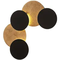 LINDBY Vägglampa , Grazyna, Svart, Vardagsrum, Metall, Modern