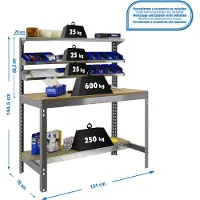 Simon Rack Simonwork (bancos De Trabajo) Bt1 Arbetsbänk 1445x1510x760 Mm