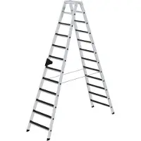 MUNK Günzburger Steigtechnik 41645 Aluminium Klappstege med trappsteg Arbetshöjd (max.): 4.5 m 22 kg