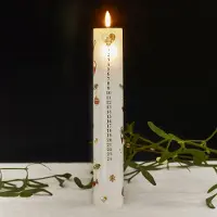 English Tea Mie Calendar candle, vit