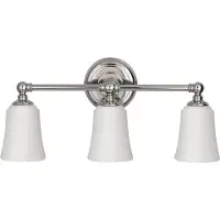 FEISS Vägglampa Huguenot Lake, dimbar, Förkromad / silver, Badrum, Glas, Modern, Vägglampa, sänglampa, sänglampa vägg