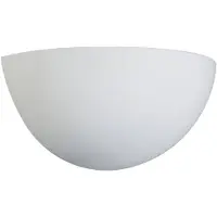 LINDBY Uplight vägglampa Pascali , dimbar, Vitt / opal, Vardagsrum / matsal, Gips / lera, Modern, Vägglampa, vägglampa inomhus